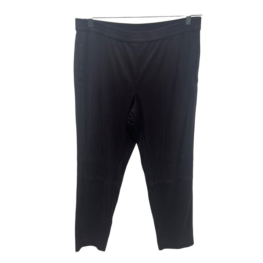 J.Jill Wearever Collection purple eggplant Stretch Pull-On Pants L
